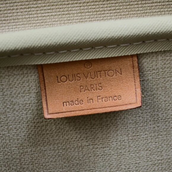 LOUIS VUITTON LV Logo Deauville Hand Bag Monogram Leather Brown M47270 75EB357 - Picture 9 of 16